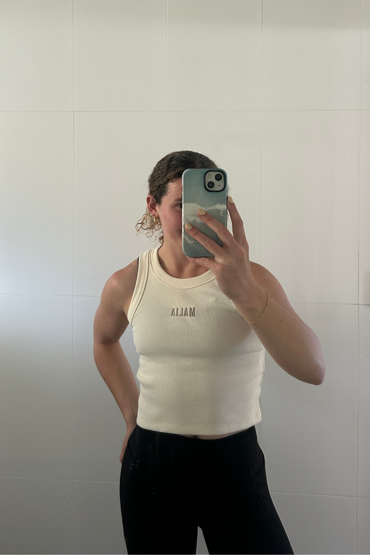 Slow Fashion Ribbed Singlet Top