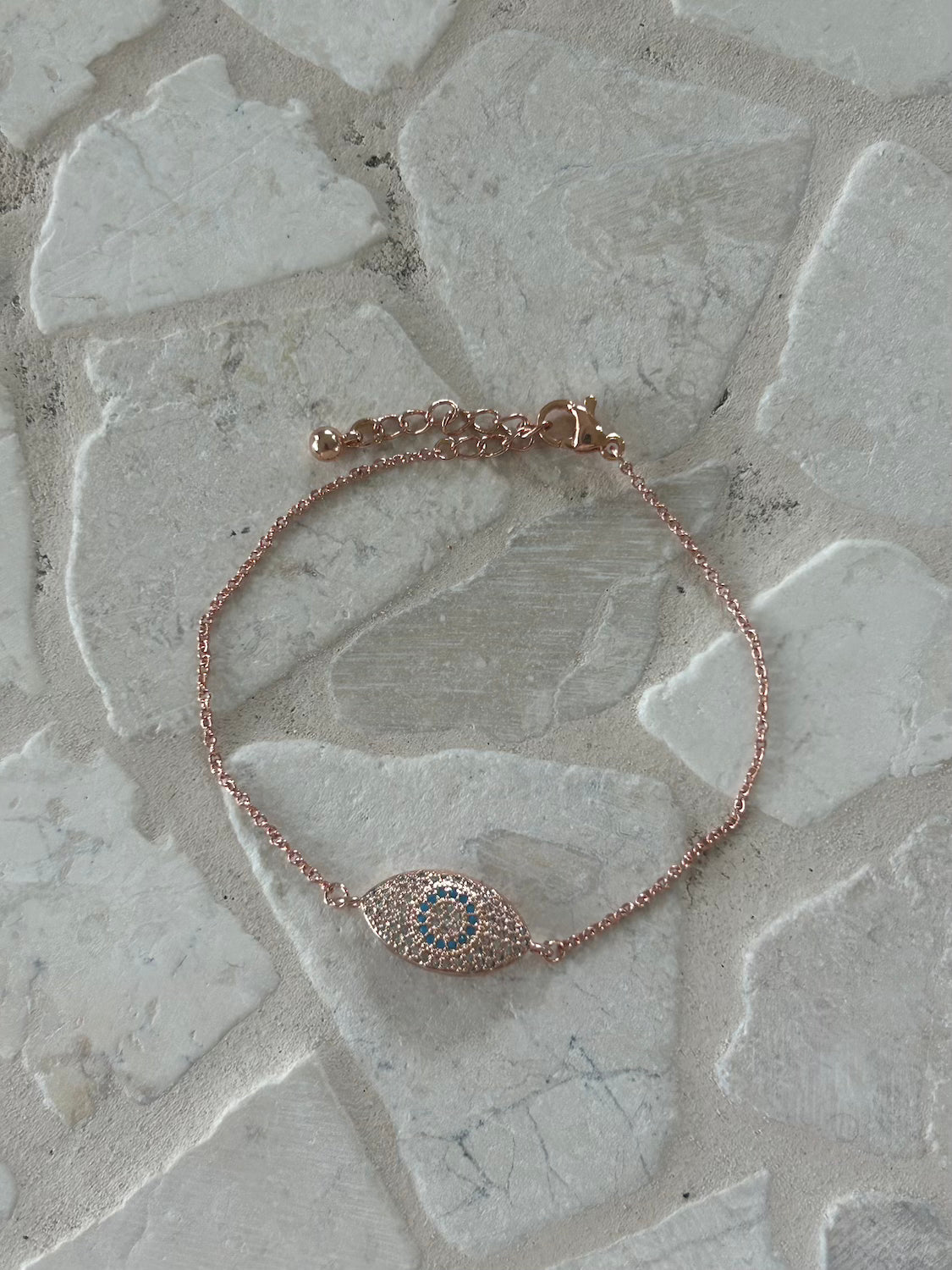 Wander Bracelet - rhinestone eye bracelet - Malia Jewellery