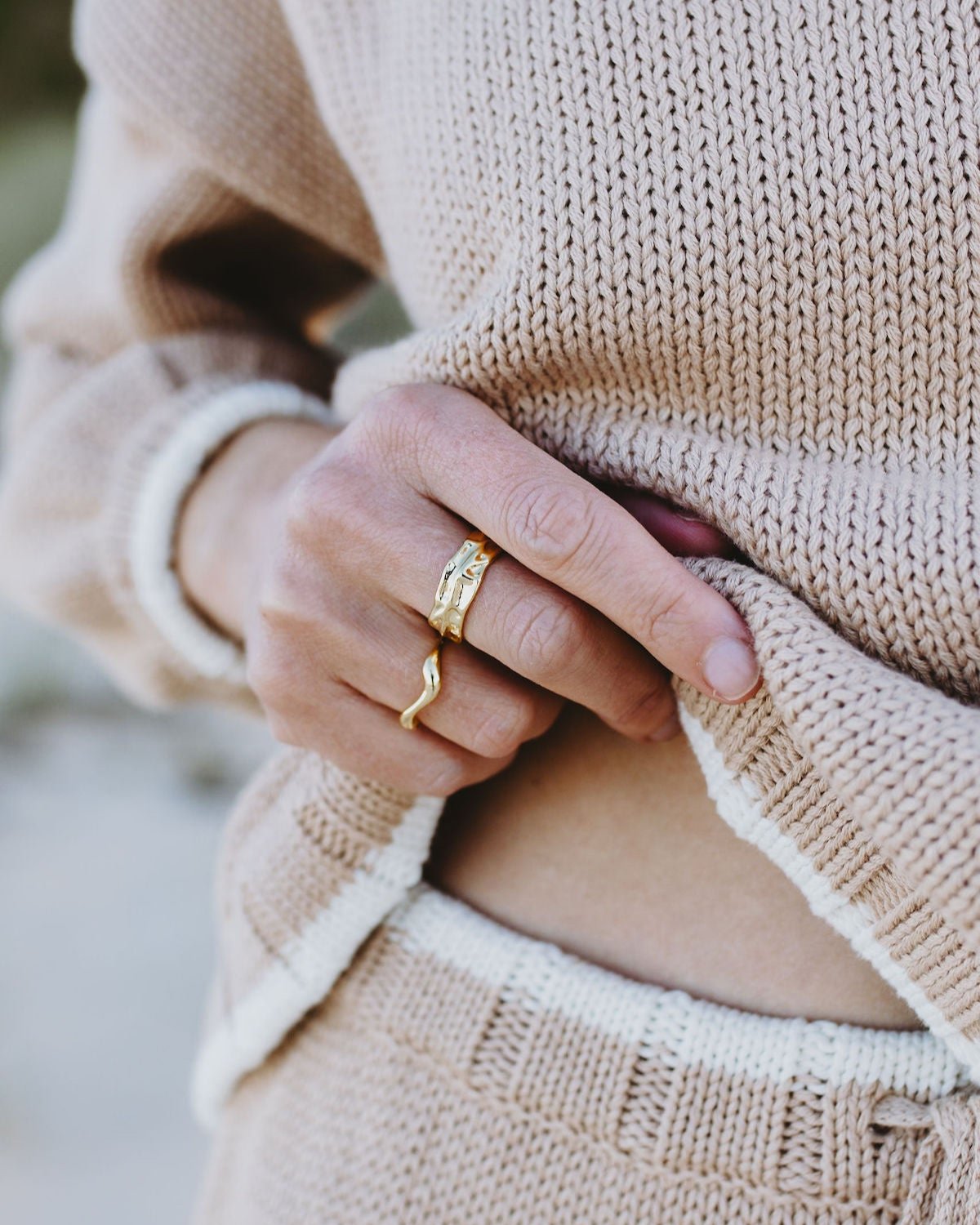 Slow Living - Jewellery for beachy inspired look - 18k gold plated jewellery - Malia the label