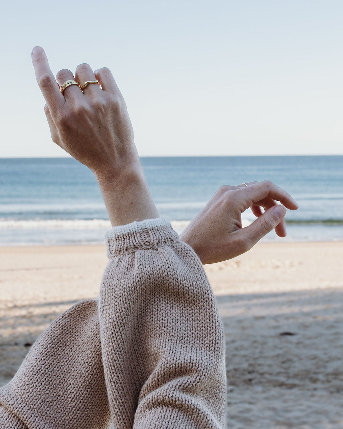 Australian jewellery online - 18k gold plated adjustable rings - Malia Jewellery - Romy Ring