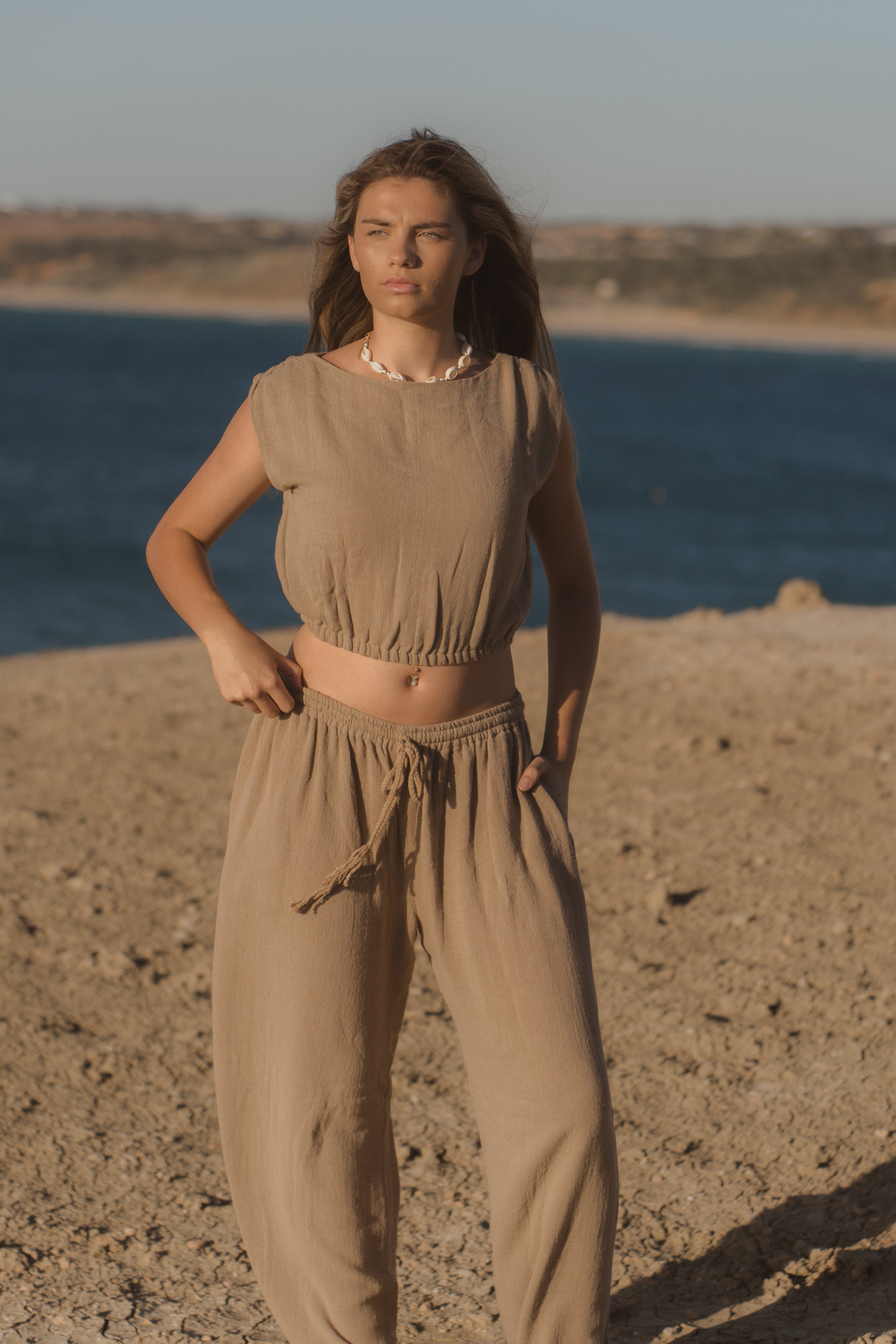 Mila Top - Taupe