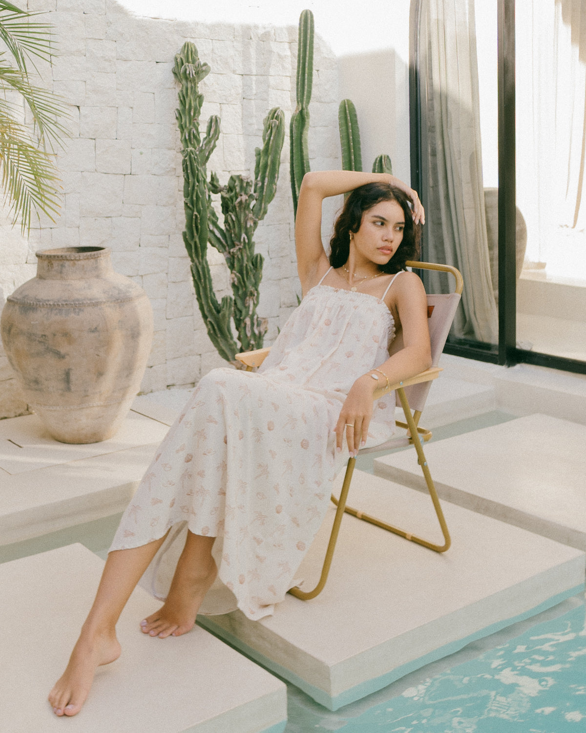 Flowy summer dress with pockets - slow fashion brand - Malia the label