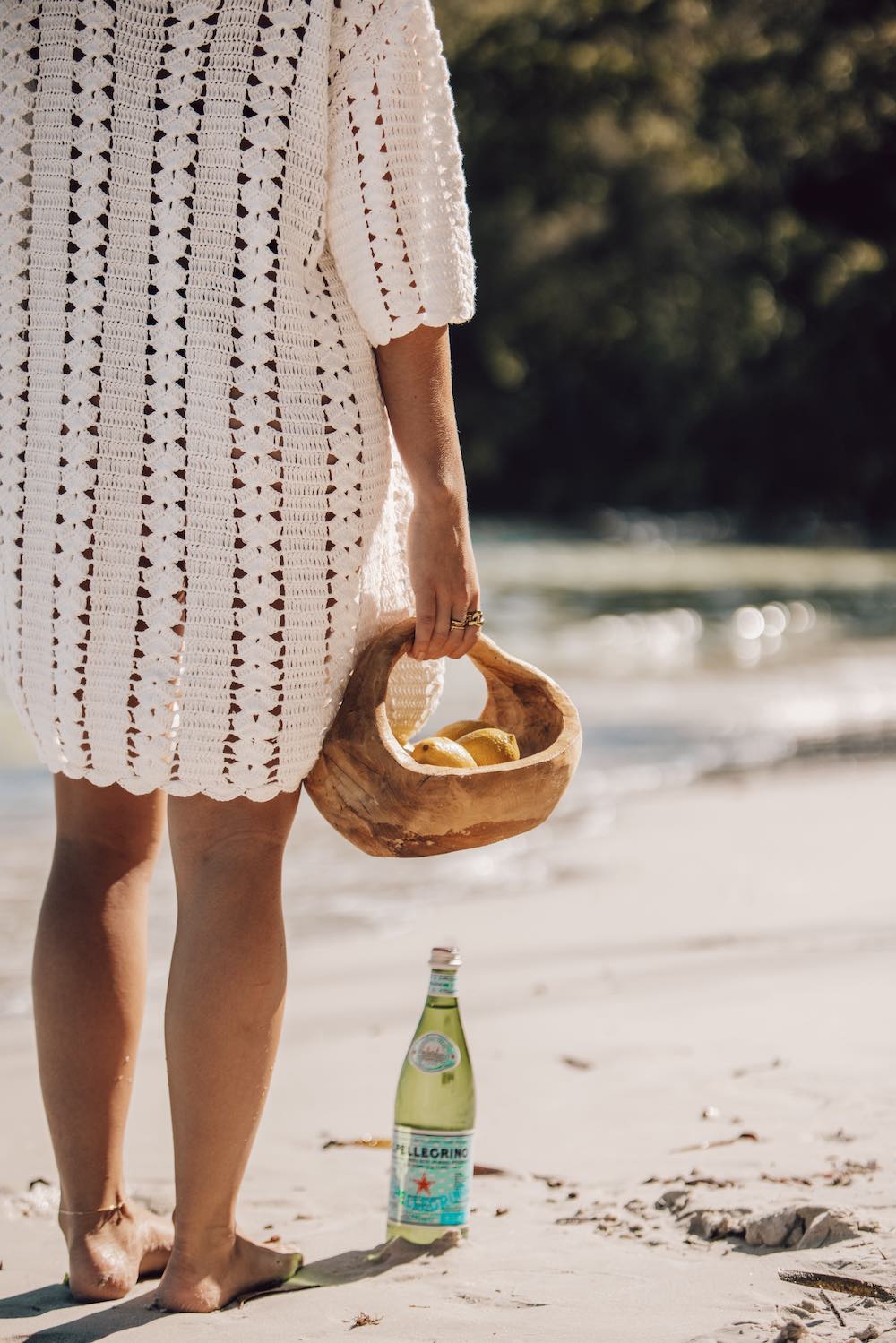 Oakley crochet dress white - slow fashion - Malia The Label