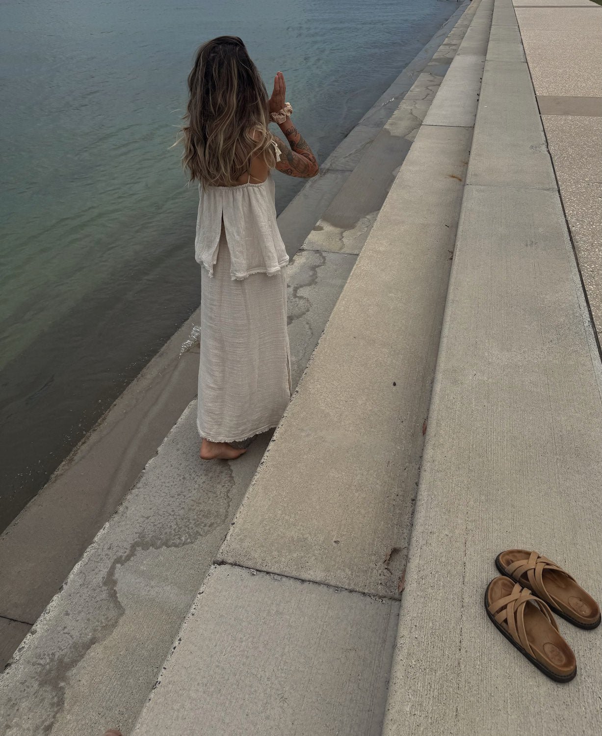 Sienna top and Maxi Skirt - Sustainable fashion made from plants - Malia The Label - Slow Fashion