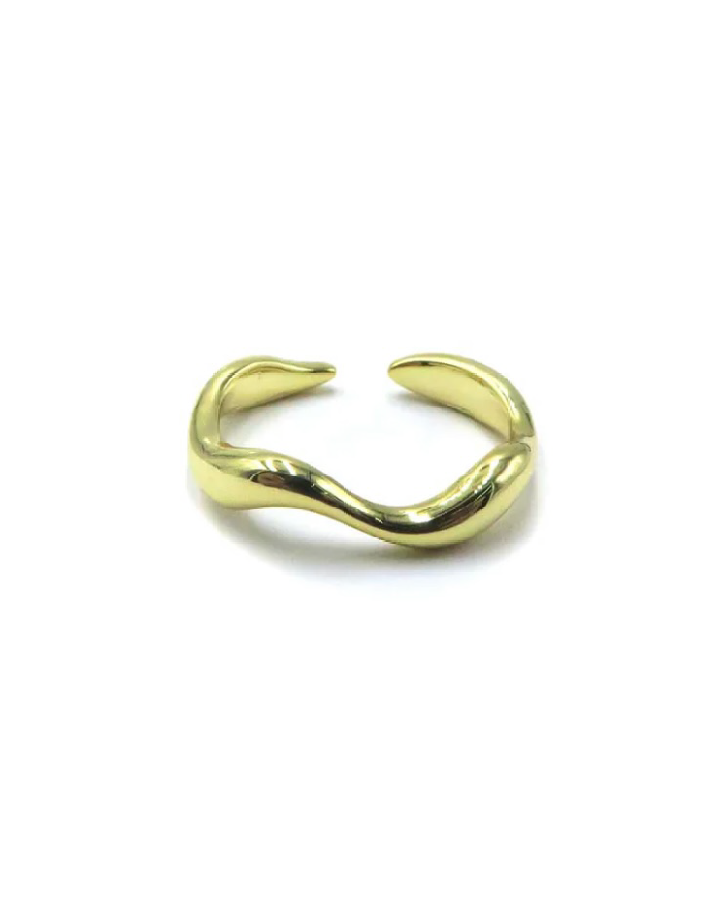 Cova Ring - 18k gold plated ring by Malia The Label - adjustable back