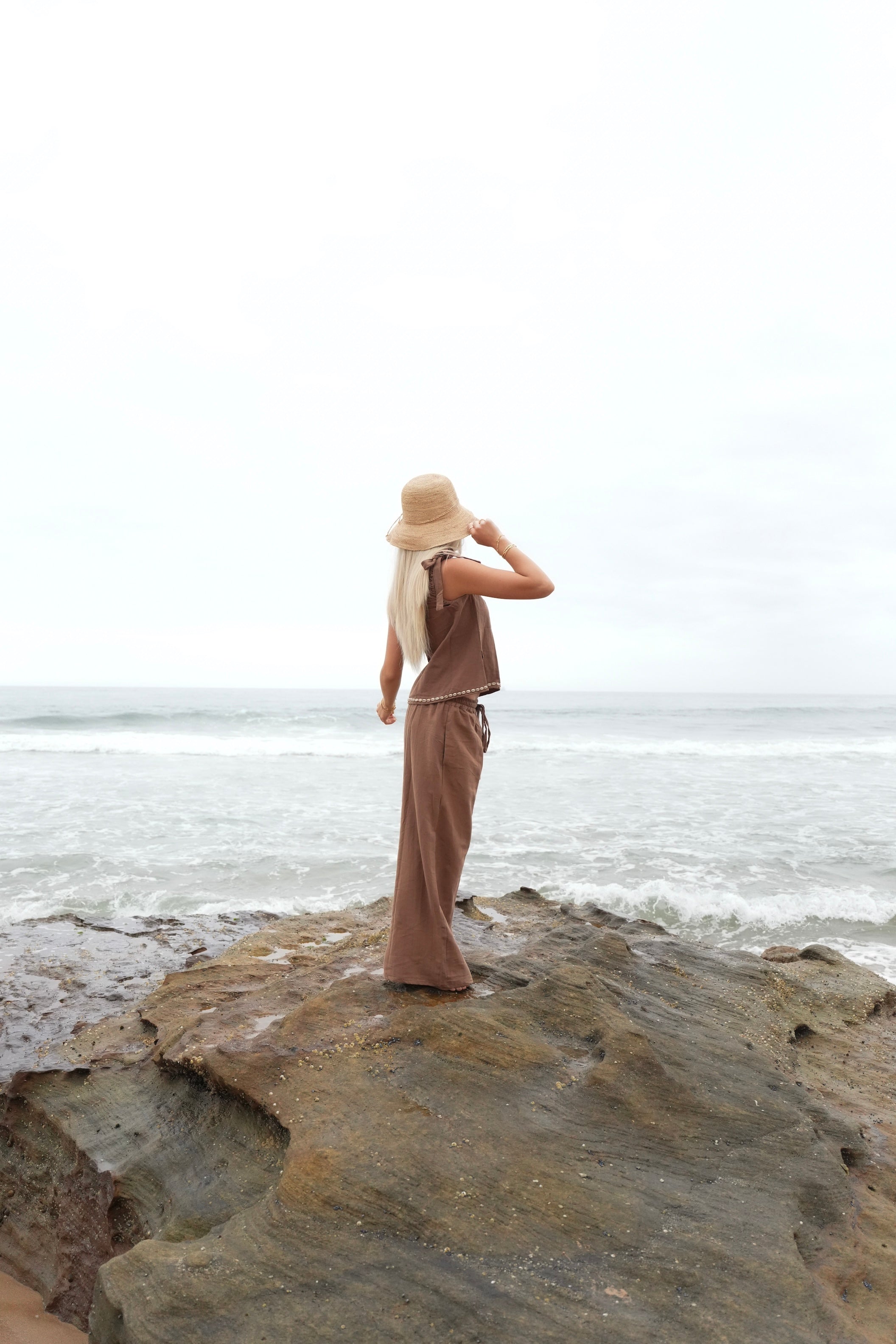 Soliel pants - matched with the Coralie top as a pair