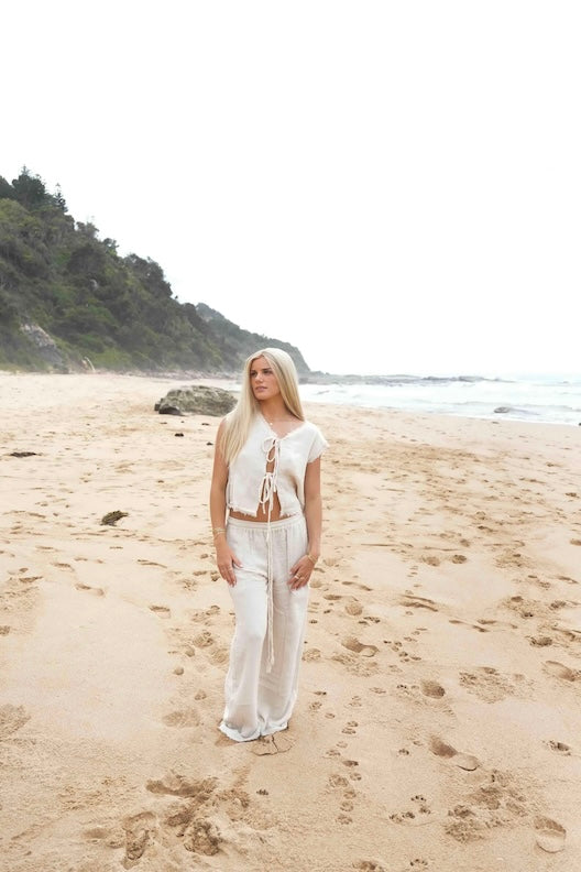 Romy Top and Mila Pants Paired - Matching set by malia The label - eco-friendly fabrics designed for timeless wear