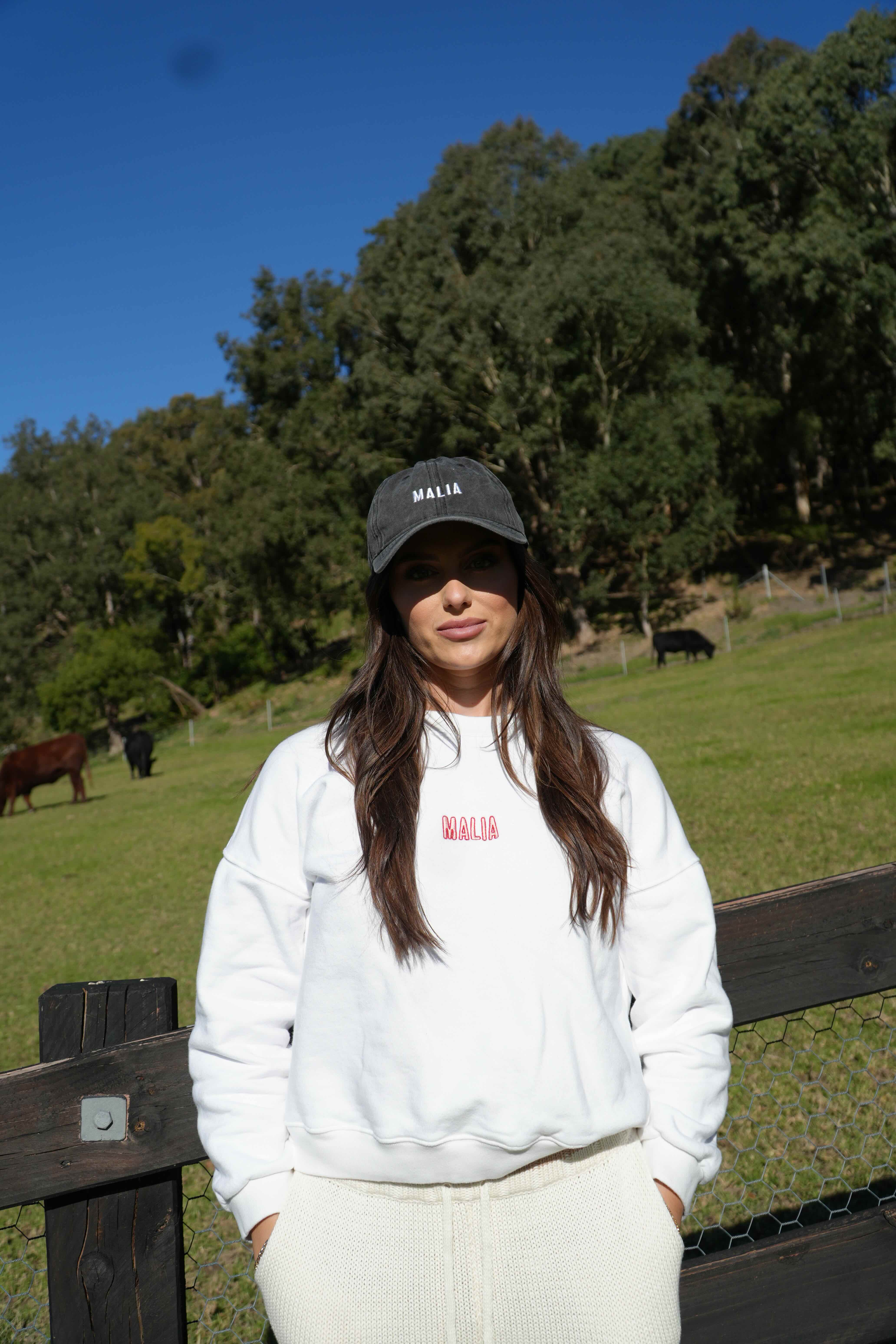 The Malia washed charcoal cap is a timeless essential with adjustable back and effortless coastal style.