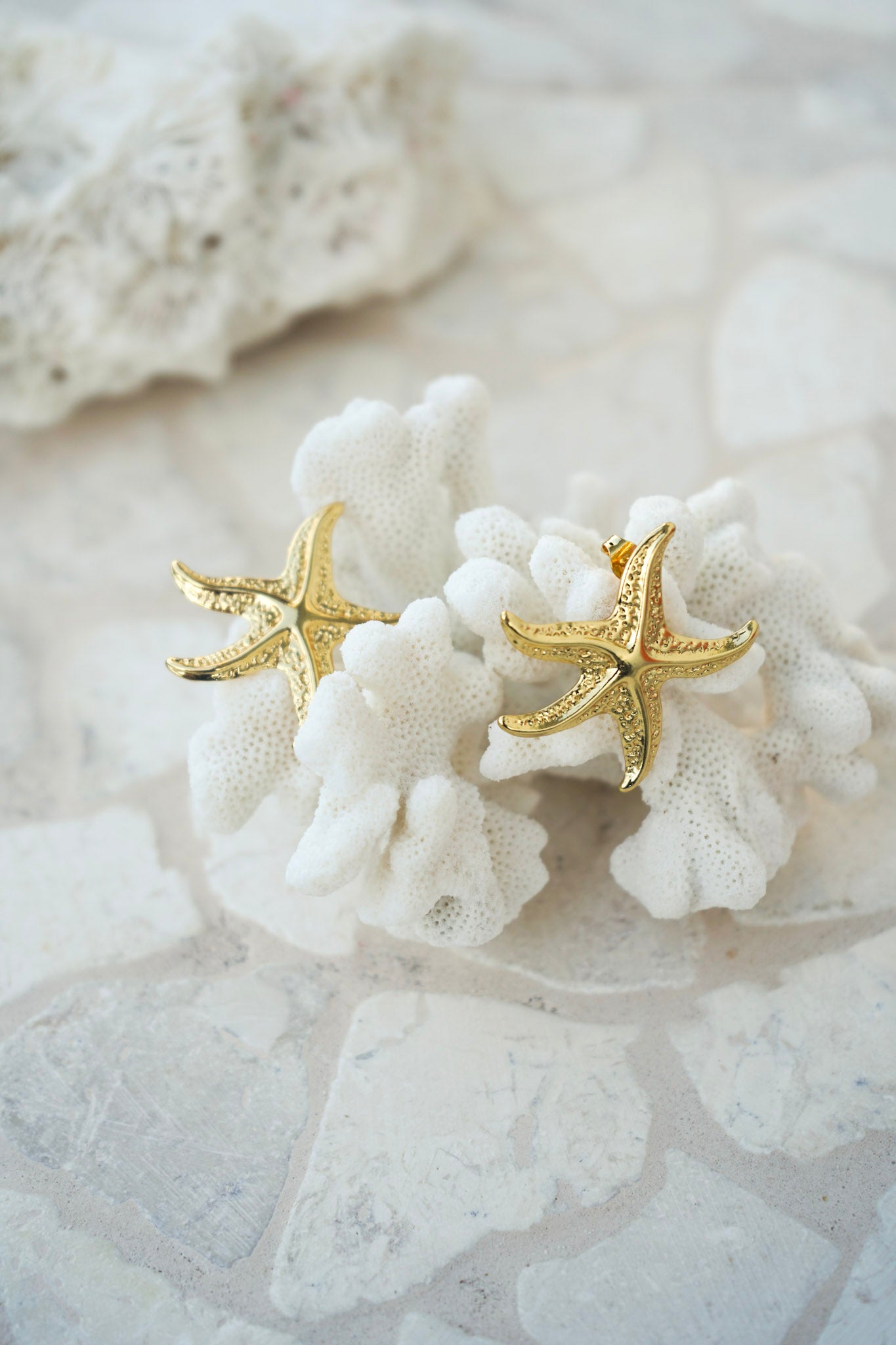 Marina sea star studs - water proff jewellery by Malia the label