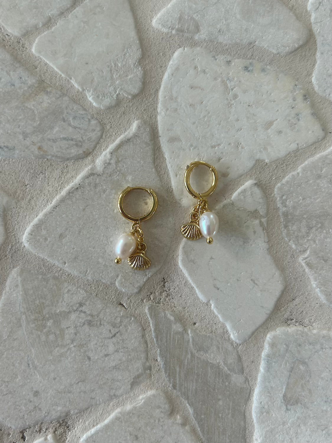 Shelly Earrings / 18k Gold Plated Jewellery - Malia The Label