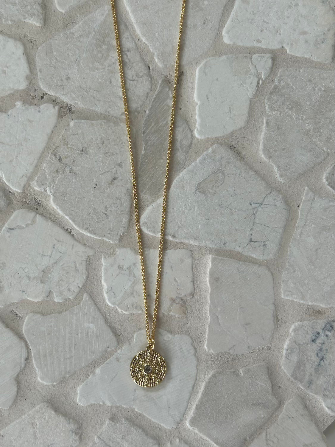 Inner- Light long chain necklace - 18k Gold Plated jewellery