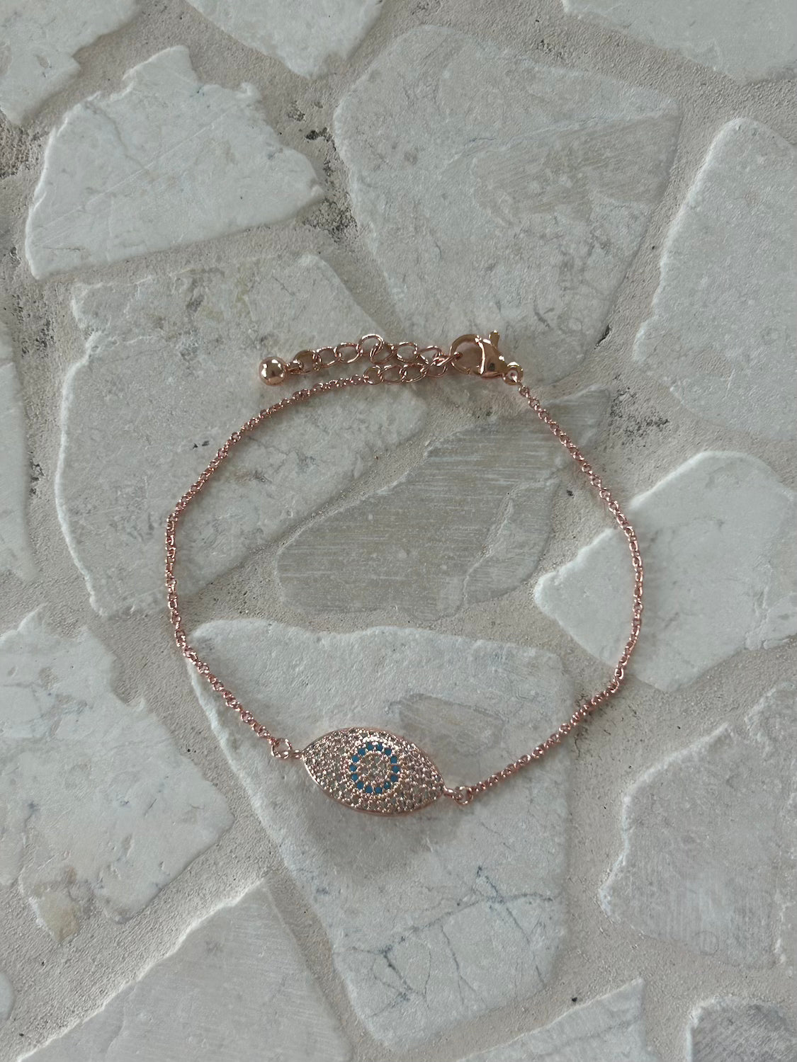 Wander Bracelet - rhinestone eye bracelet - Malia Jewellery