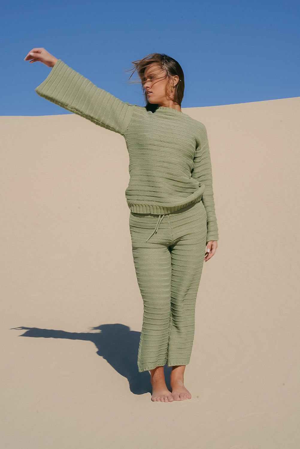 Willow Knit Jumper Forrest - Slow Fashion - 100% cotton